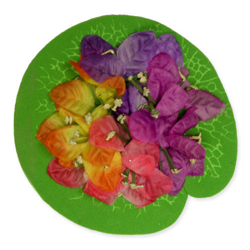 Island Flower Floaties for Pool Decorations - Set of 6