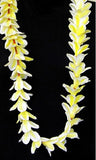 Plumeria -Premium  Silk Flower Lei in Yellow or Pink